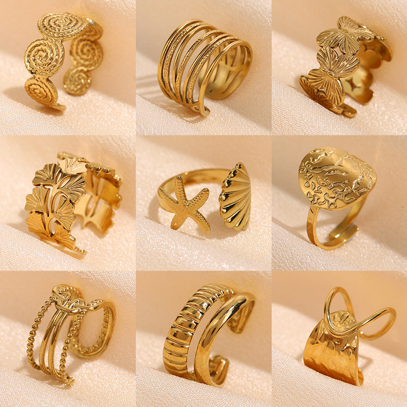 Gold rings