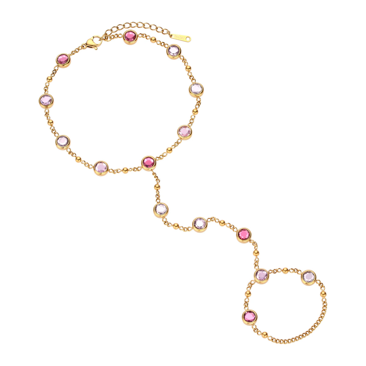 Bijoux De Mimi Tshenolo multi tone droplet hand chain