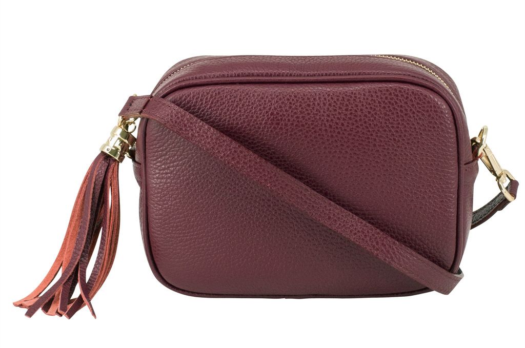 Box bag - burgundy