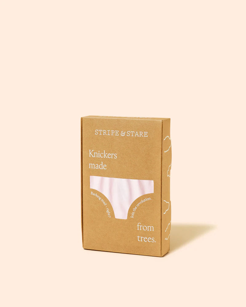 Stripe & Stare knickers single - Pink-a-boo