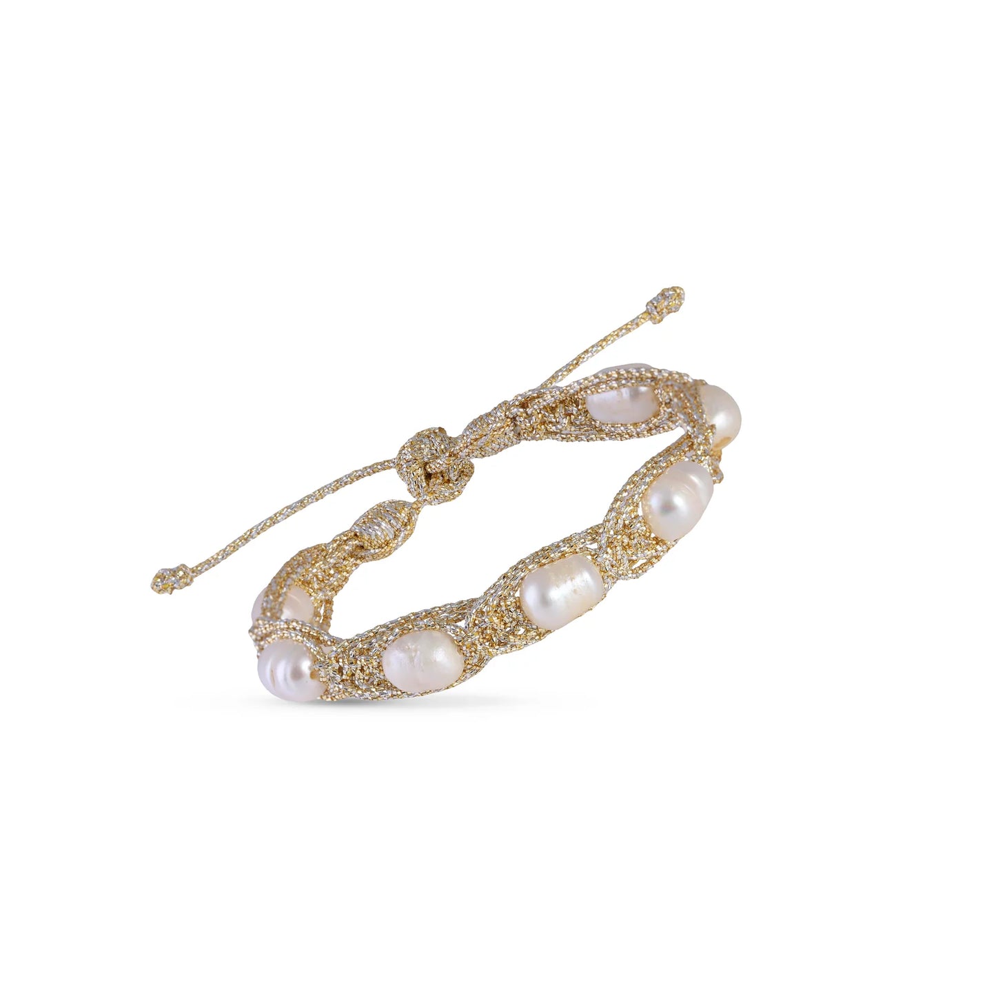 Maayaz Ankara gold & silver bracelet