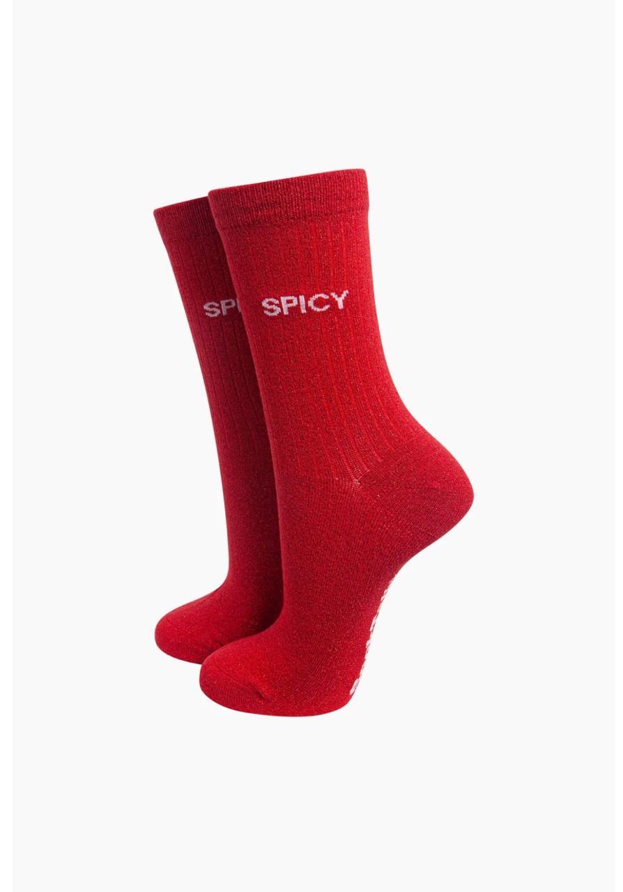 Spicy cotton glitter socks