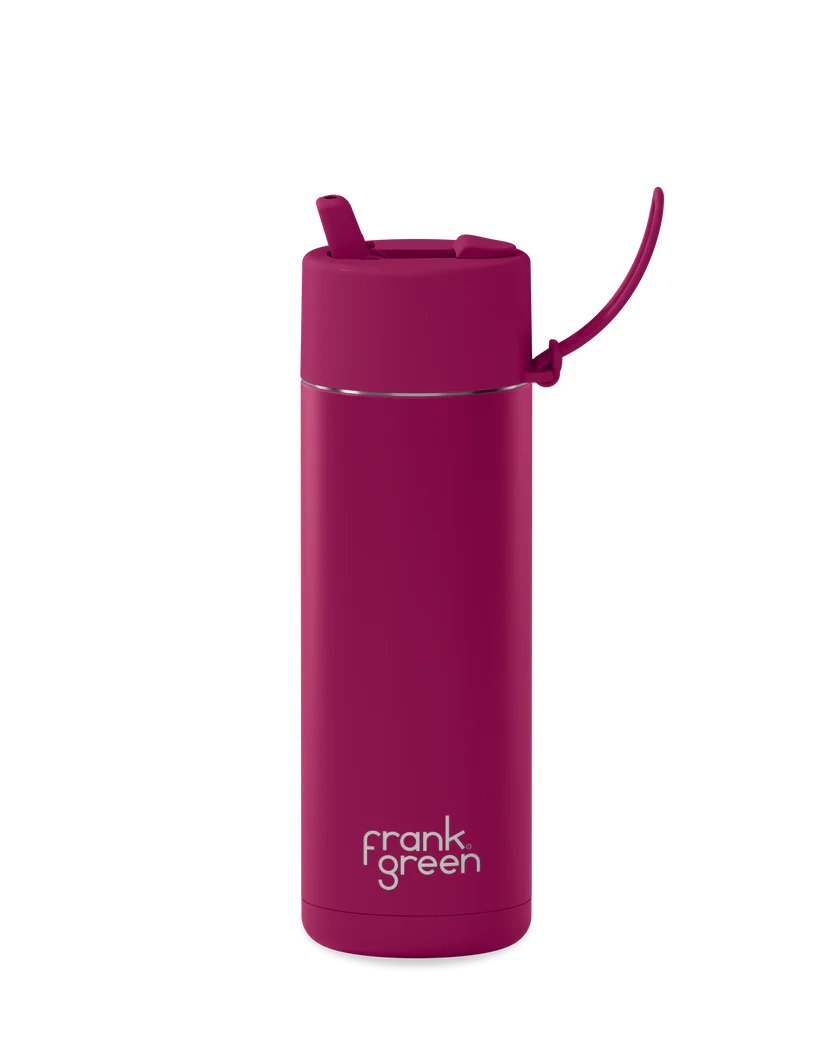 Frank Green 20oz ceramic water bottle - berry