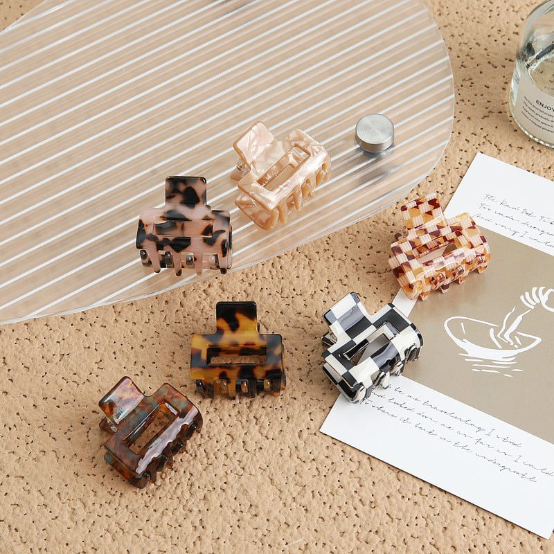 Mini multicolour hair clips