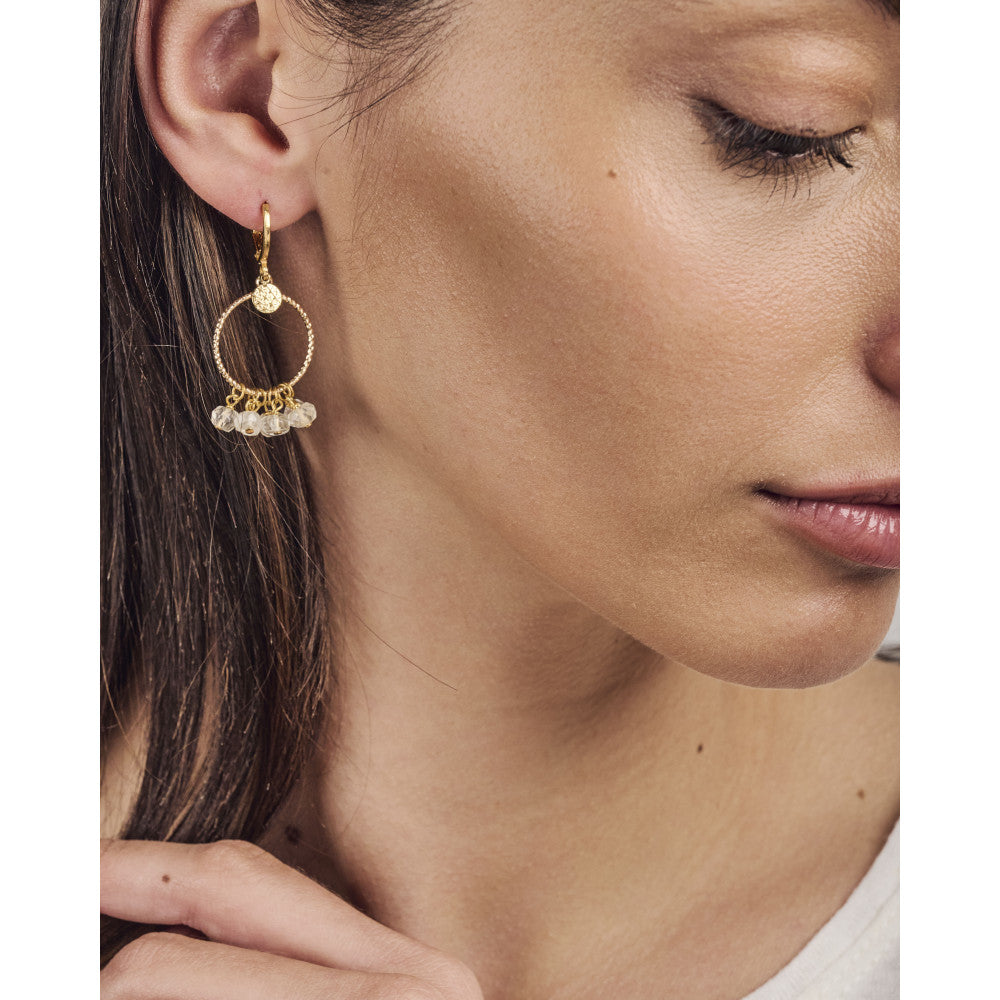 by garance Tess earrings - crystal