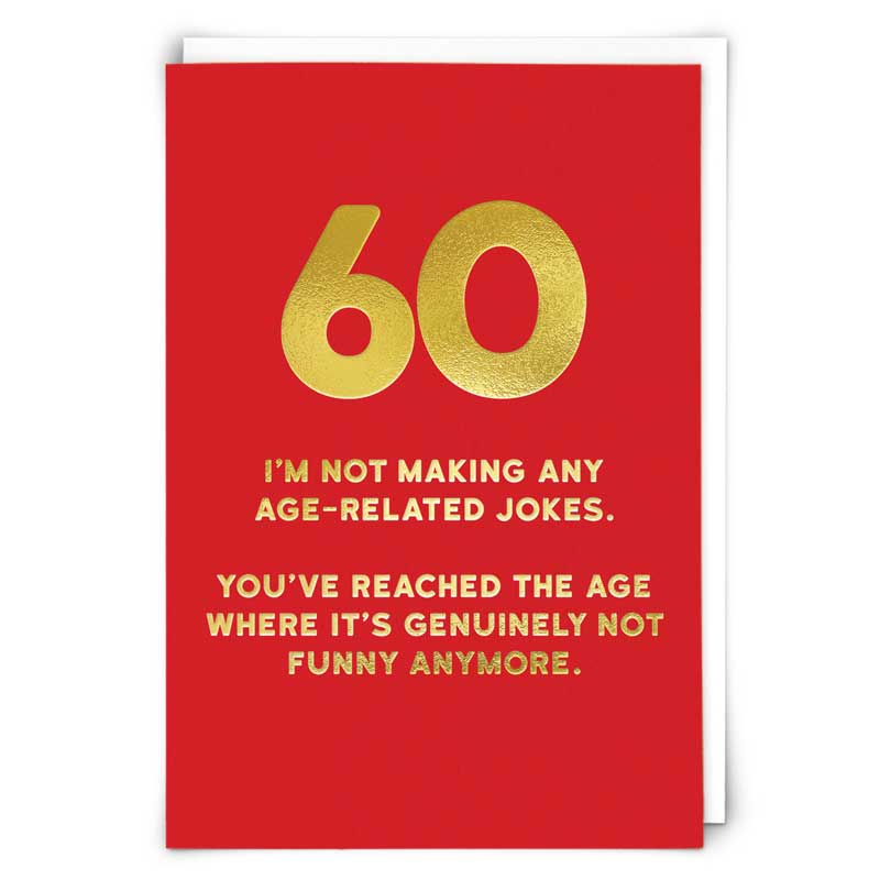 Cards - 60 Age Related Jokes