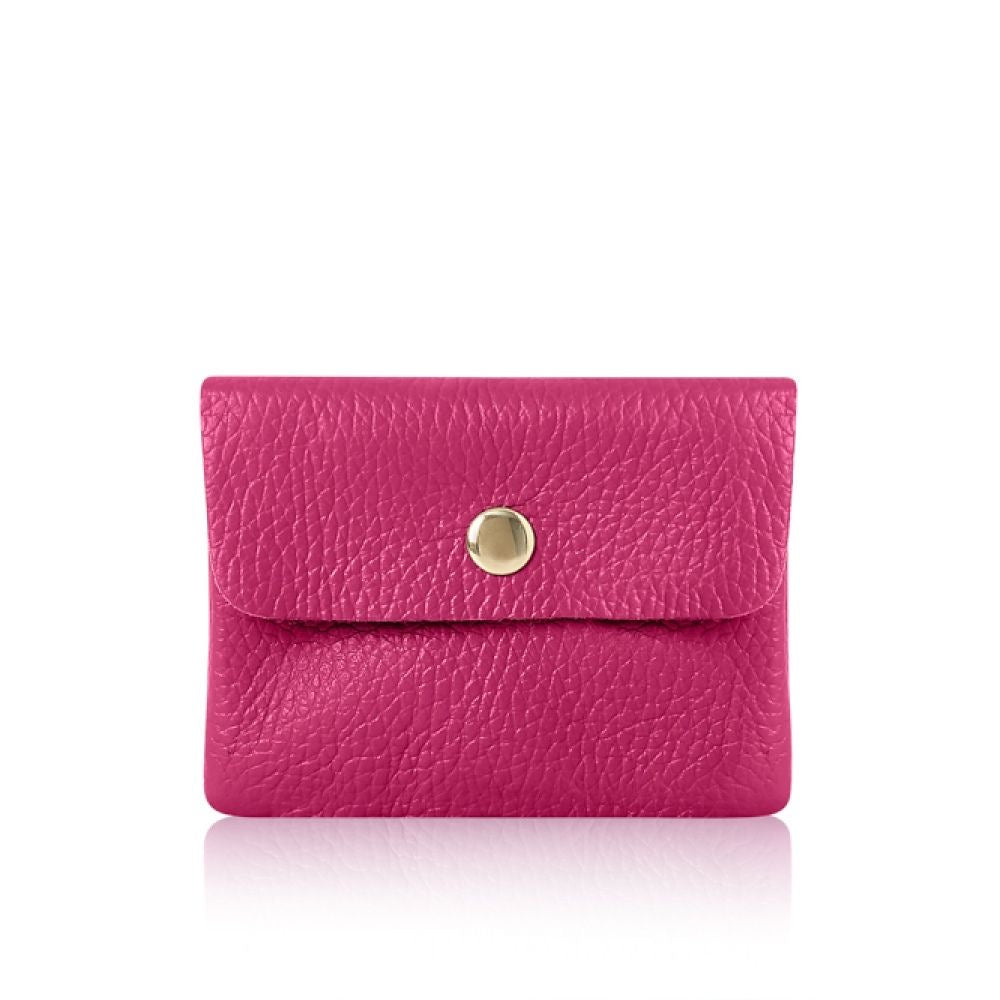 Fuchsia pink coin purse
