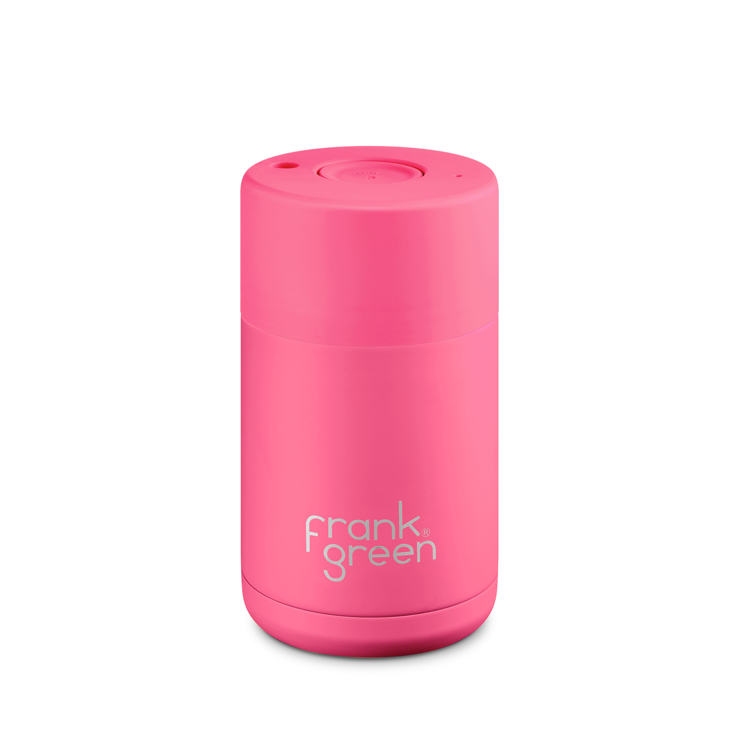 Frank Green Ceramic Reusable Cup 12oz / 355ml - neon pink