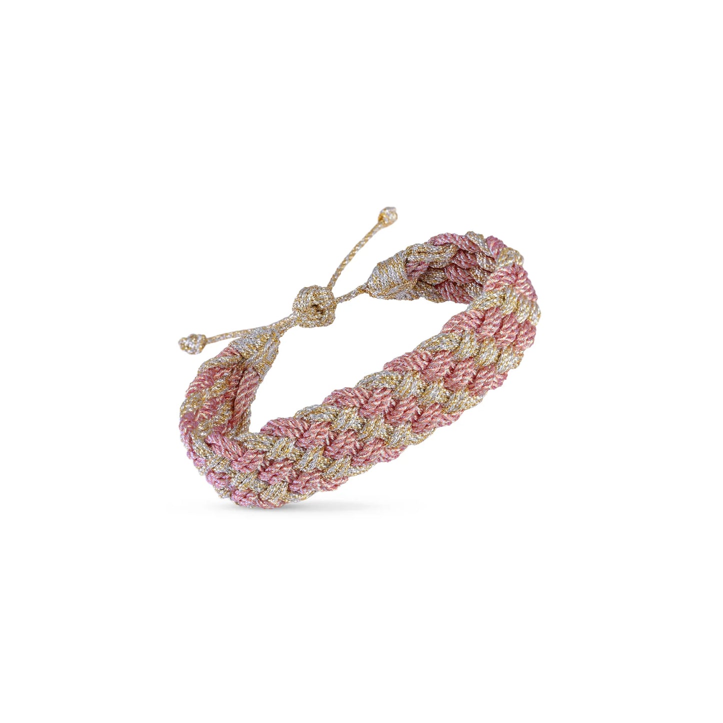 Maayaz Diyah gold & silver shimmering blush bracelet