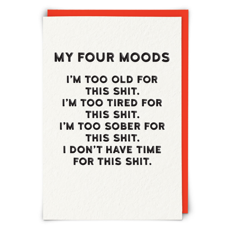 Cards - Four moods