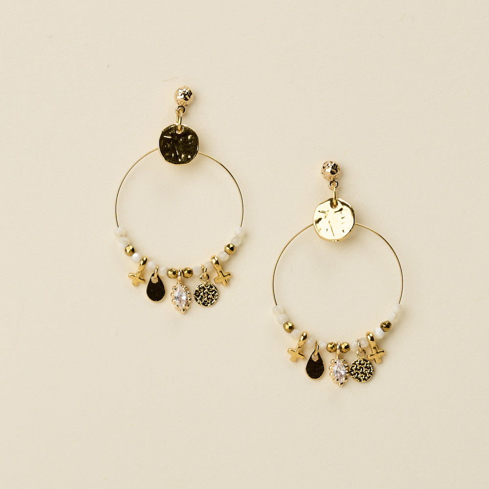 by garance Tria shuttle earrings