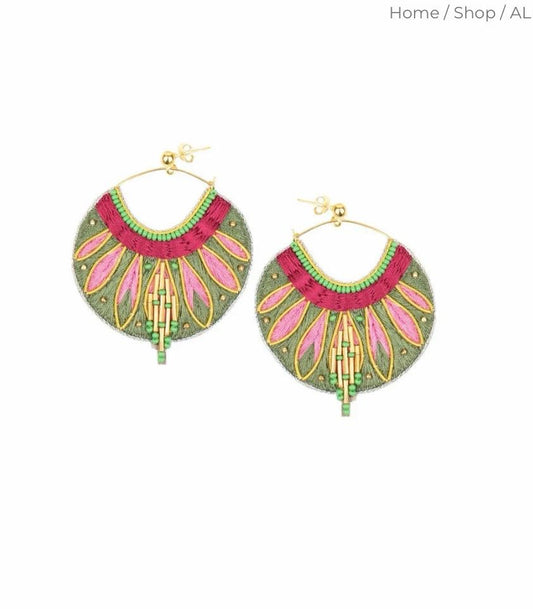 Nahua Apie Earrings - cactus