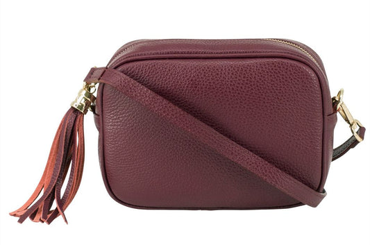 Box bag - burgundy