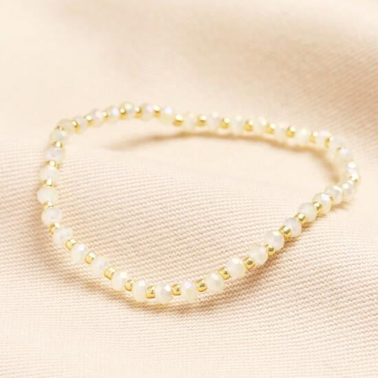 Miyuki birthstone beaded bracelet