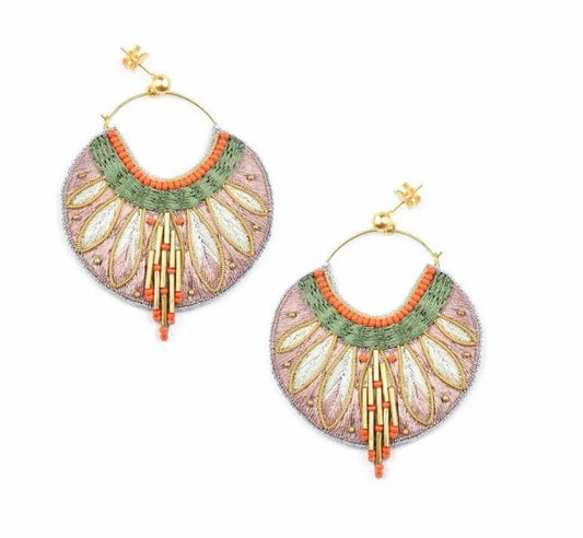 Nahua Apie Earrings - Latte