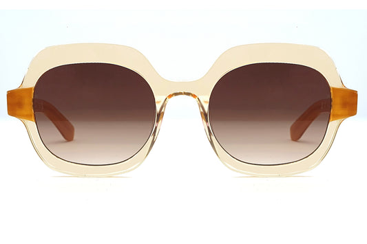 Sunglasses - 133 tan caramel brown