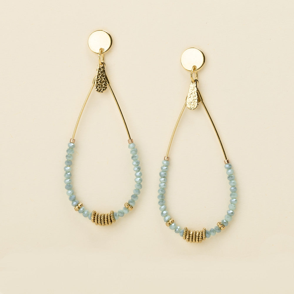by garance Bory earrings - light blue