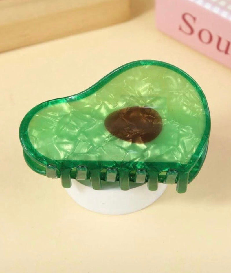 Fruit hair claw clips