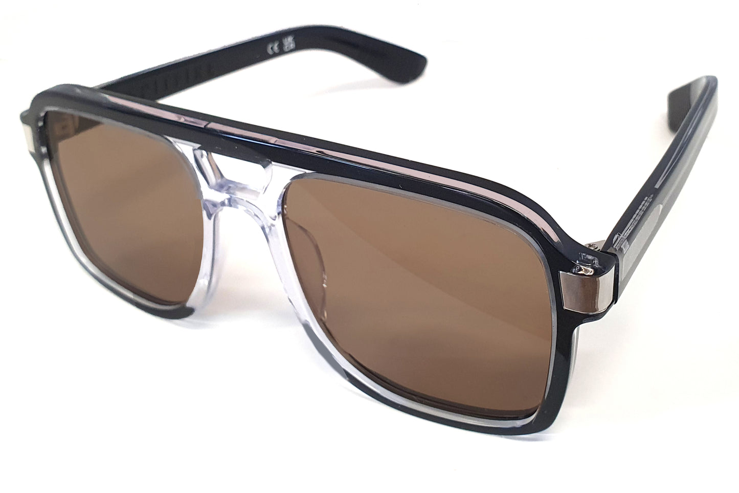 Sunglasses - 141 black clear brown mocha