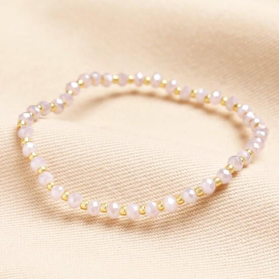 Miyuki birthstone beaded bracelet