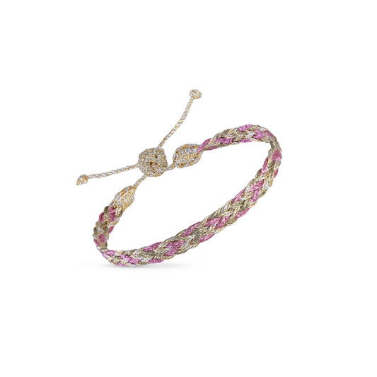Maayaz Zyn gold & silver flamingo braceket