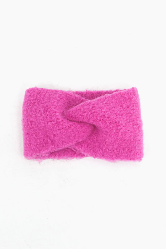 Twist Front Headband - pink