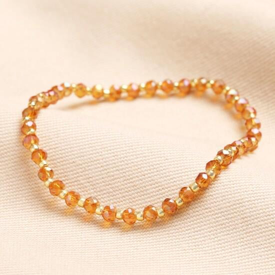 Miyuki birthstone beaded bracelet
