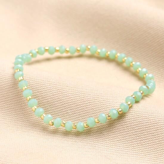 Miyuki birthstone beaded bracelet