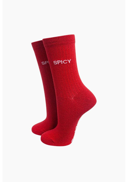 Spicy cotton glitter socks