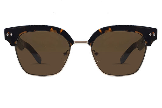 Sunglasses - 104 dark tort brown