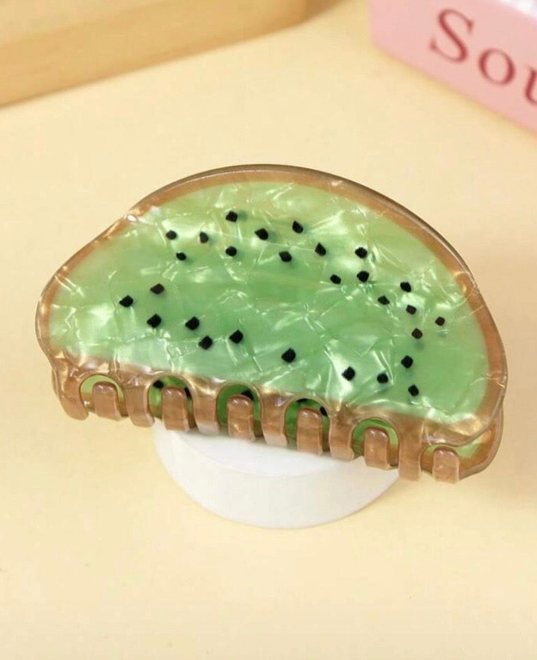 Fruit hair claw clips