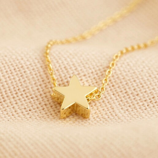 Gold Star Necklace