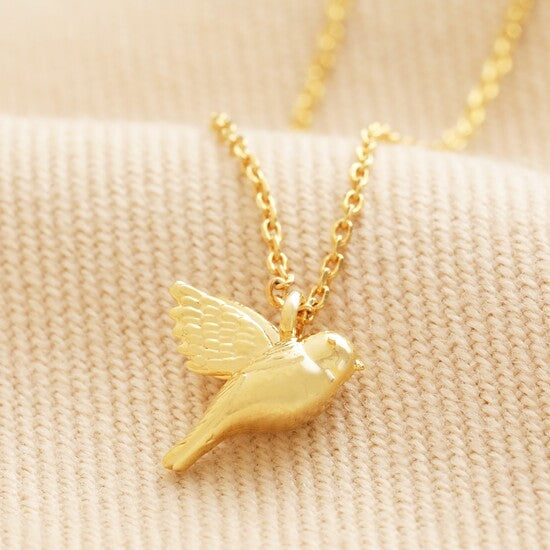 Gold Bird Necklace