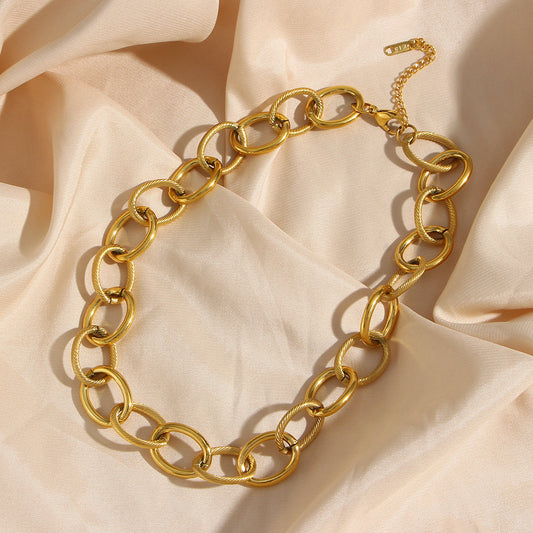 Statement Chunky Gold Necklace