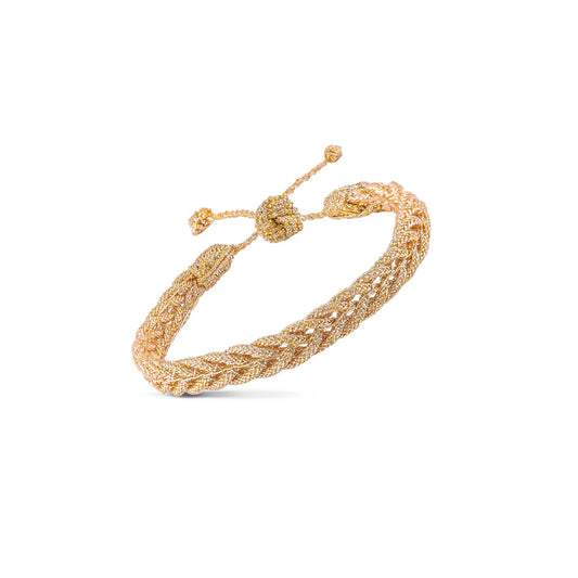 Maayaz Braided bracelet gold