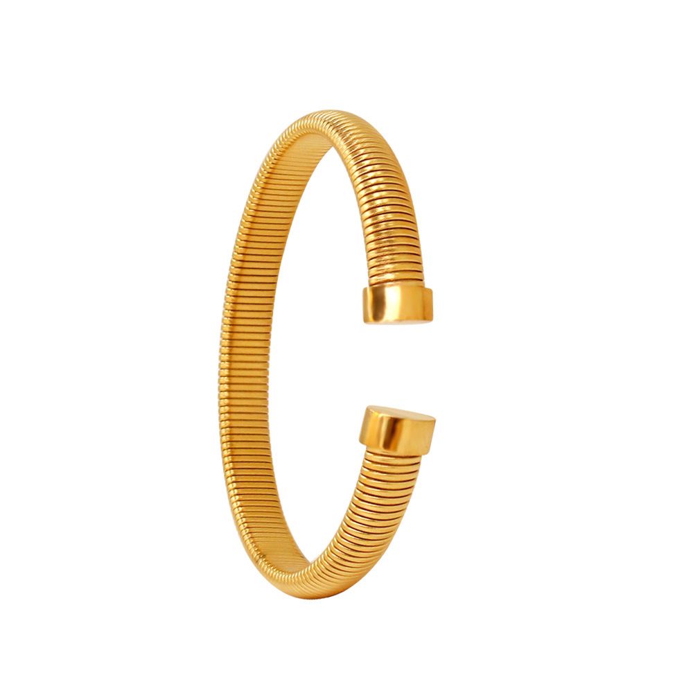 Gold plated bangle