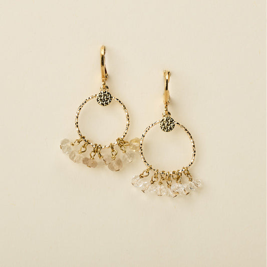 by garance Tess earrings - crystal