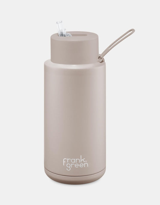 Frank Green 1L ceramic water bottle - moondust
