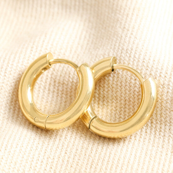 Huggie Gold Hoop Earrings