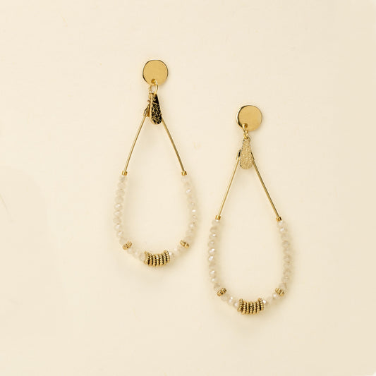 by garance Tila earrings - mastic