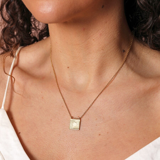 Sunbeam Gold Necklace