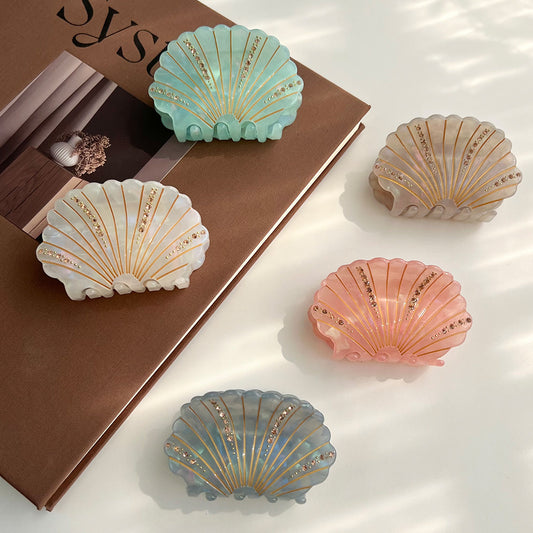 Seashell claw clips