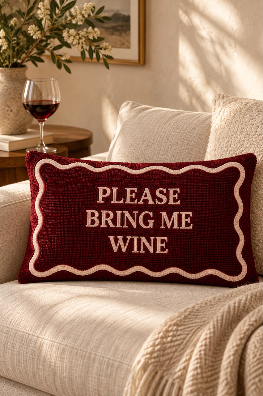 Please bring me wine cushion