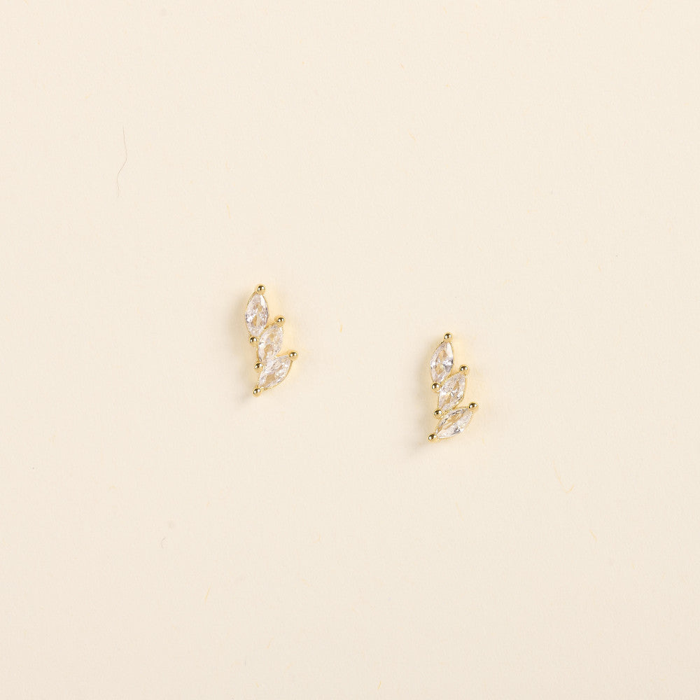 by garance Sela 3 oxides shuttle earrings