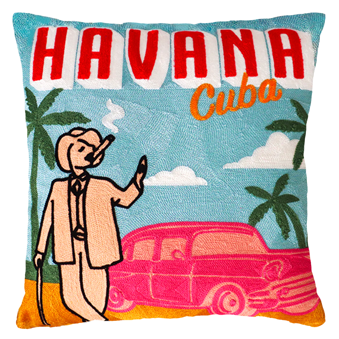 Havana Cuba cushion