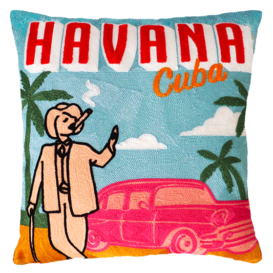 Havana Cuba cushion