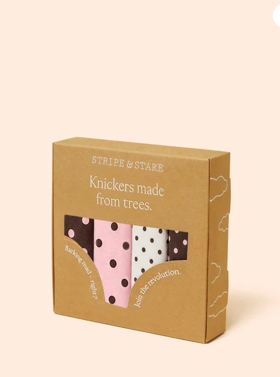 Stripe & Stare Neapolitan polka dots
