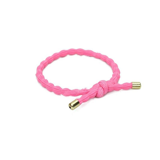 Wave hair & wrist band in bubblegum