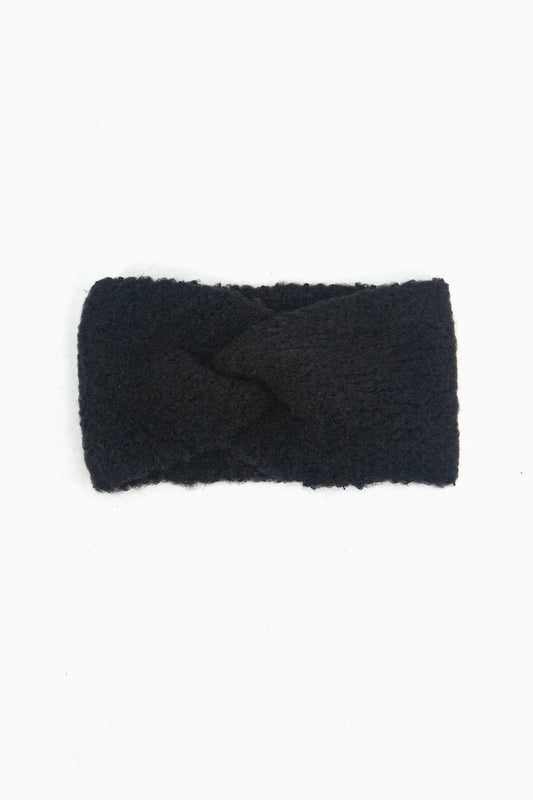 Twist Front Headband - Black