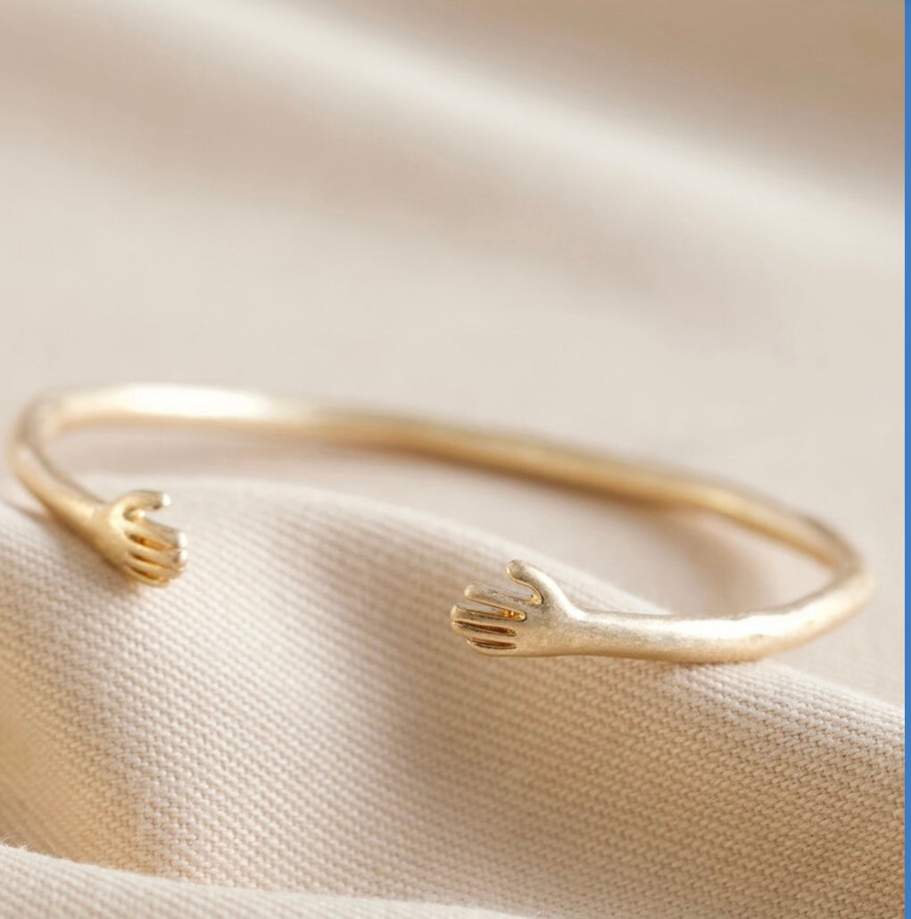 Gold Hug Bangle